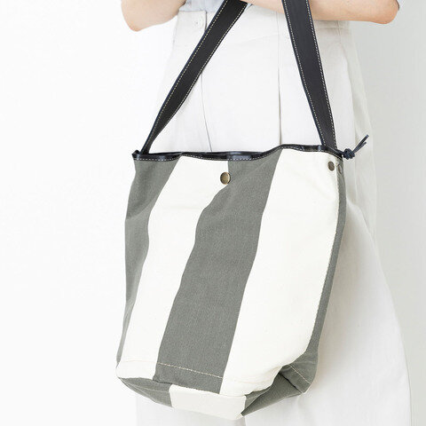 TAMPICO｜BJ-4205.S.COT CLINT S STRIPES bag cotton