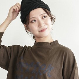 ROTOTO|コットンロールアップ ビーニー COTTON ROLL UP BEANIE ニット帽子 ニットワッチ R5021