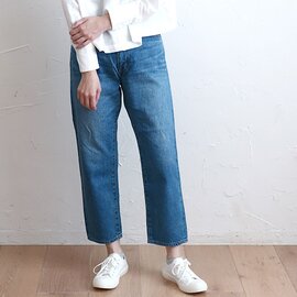 SETTO｜TEXTURE WE MADE 12oz SELVAGE CROPPED JEANS VINTAGE WASH CTX-012LV デニム