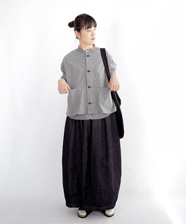 身長:165cm 着用カラー:15.GRAY/着用サイズ:1