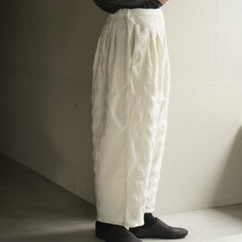 ROBE de PEAU|Wool Check Pants