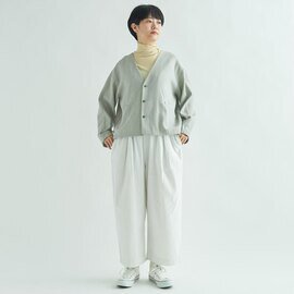 yuni｜強撚平キャンバス ノーカラージャケット　1701JK001241