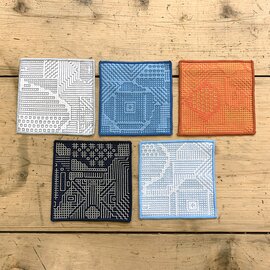 十布｜刺子織のコースター5枚セット