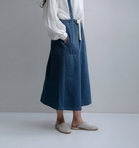 CLOLI|デニム サスペンダー スカート DENIM SUSPENDERS SKIRT cl-sk061-126