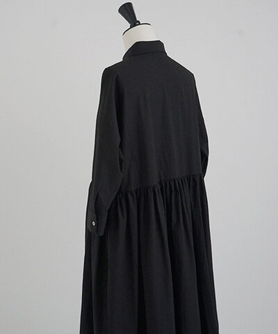 Mochi｜【再入荷】shirt dress (black/・2)