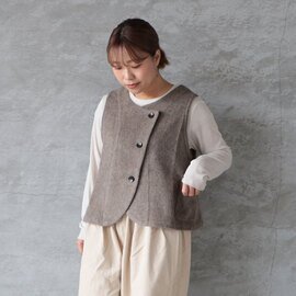 nachukara|2WAYベスト brown
