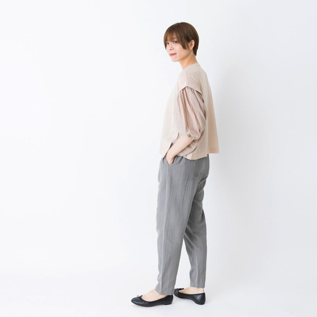 着用カラー:ベージュピンク×ベージュピンク