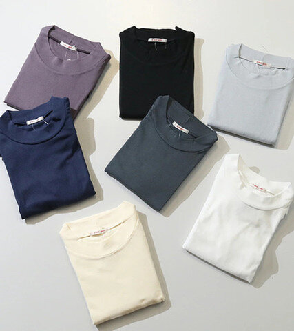 a mon gout|肌触りが滑らか コットン シュクレフライス 長袖プルオーバー kurashisha