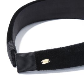 IRIS47｜grace wide headband　カチューシャ　パール　ベロア