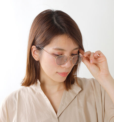 Ciqi｜UVカット メタルフレームサングラス“Natalie” natalie-6000-tr シキ 眼鏡