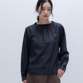 hatsutoki|w-face コットンロングティーブラウス|(ソイル)【長袖ブラウス】