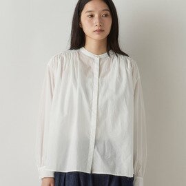 MidiUmi|gathered wide shirt