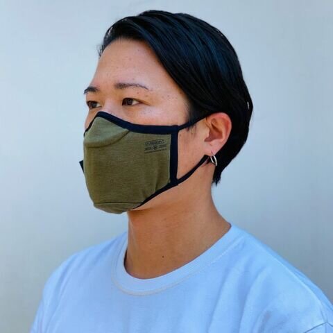 AS2OV｜3LAYER MASK【通常サイズ】日本製 高機能 3層構造 マスク