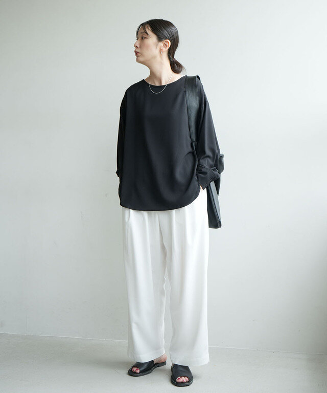 身長:165cm/着用カラー:ブラック/着用サイズ:FREE