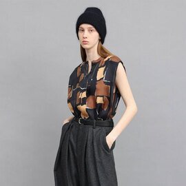SACRA|SACRA サクラ 126517071 ジオメトリック ペインティング トップ GEOMETRIC PAINTING TOP