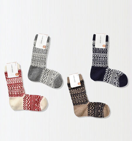 COMFY HOUSE|ニューノルディック ウール ソックス 靴下 chl242cr1