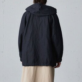 MidiUmi｜A line work hooded jacket