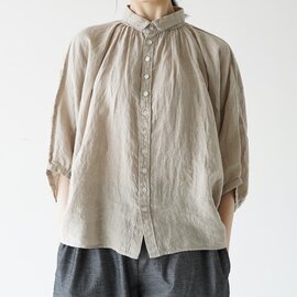 Brocante｜リネンキャンバス グランシャツ ブラウス オーバーサイズシャツ  36-260L ブロカント