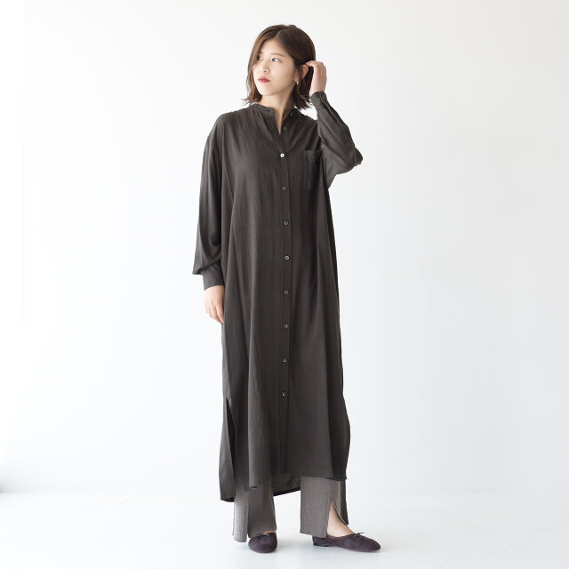 モデル:157cm / 47kg
color : dark marron / size : S(フリーサイズ)