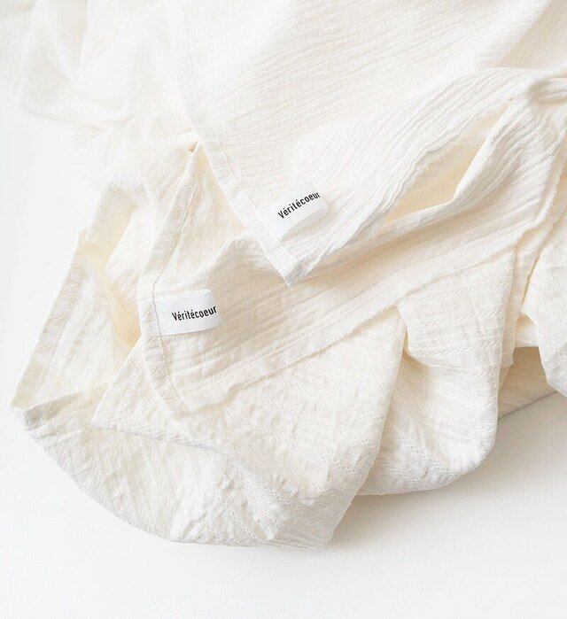 color : 上からWHITE GARZE / WHITE DOBBY