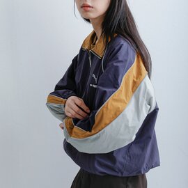 Scye|×PUMA プーマ T7 ウーブン ジャケット 638357 トラックジャケット コラボ スポーツミックス スポーツカジュアル 軽量 フルジップ 裏地付き