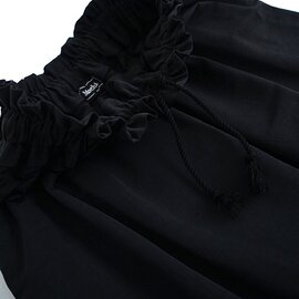 Mochi｜ balloon long skirt [ma24-sk-01/black] バルーンロングスカート