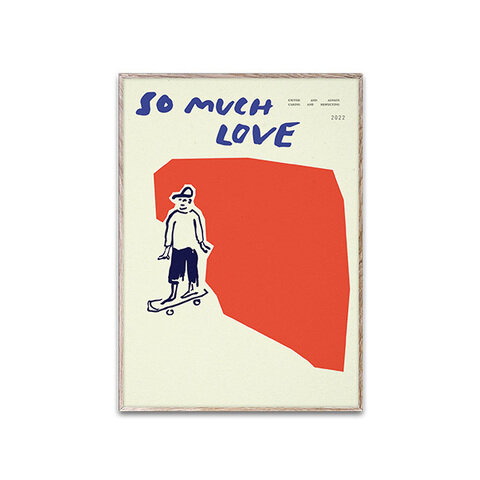 MADO｜So Much Love/Skateboard　ポスター 30×40/50×70　北欧/インテリア/アート/日本正規代理店品【受注発注】