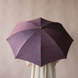hatsutoki｜紫陽花 コットン晴雨兼用折畳み傘|日傘 折り畳み UVカット 防水加工 ｜ 母の日ギフト ｜ プレゼントに