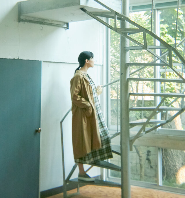 モデル165cm 着用サイズ:0(GREEN)