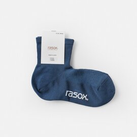 rasox｜メッシュ編み ファインクール ミッド ソックス ca221lc01-mn 靴下