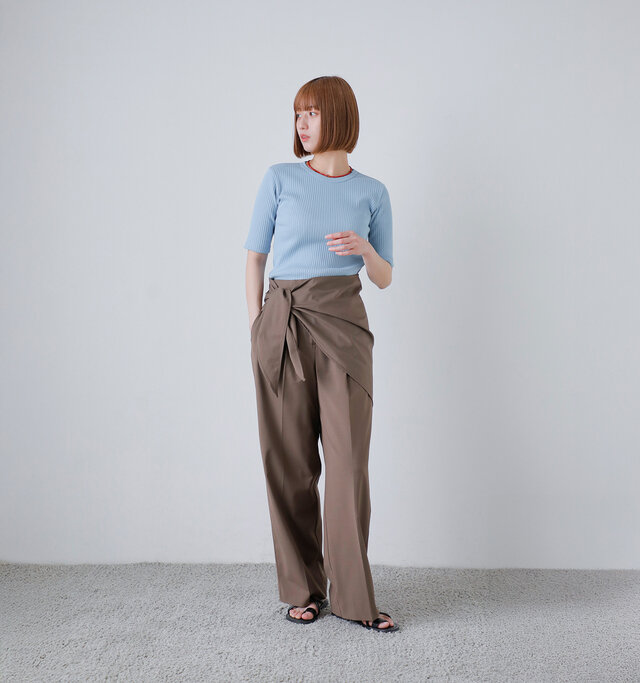 model ai:166cm
color : sax / size : F