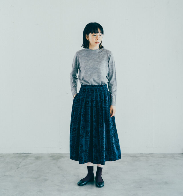 着用サイズ 0(モデル 162cm)/NAVY 着用