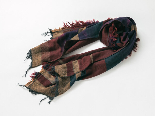 tamaki niime|roots shawl WOOL MIDDLE No.16/クリスマス