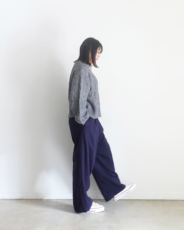 Model155㎝ NAVY 着用