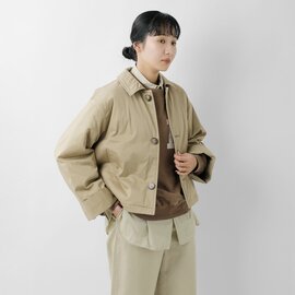 Gymphlex|コットン ストレッチツイル ショート コート gy-a0722kcw
