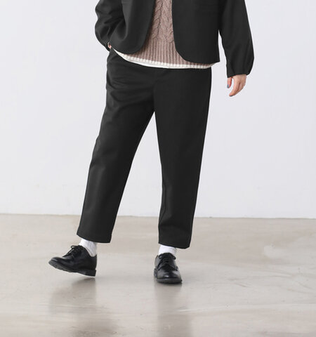 kelen|ヘリンボーン テーパード トラウザー パンツ “ROY TR” lkl24fpt2075-mn