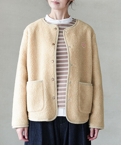 Vincent et Mireille|【WOODY別注】BOA CARDIGAN ボアカーディガン レディース トップス アウター 上着 vm252wh15012