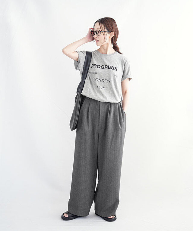 身長:164cm / カラー:13 チャコール / サイズ:38