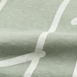 tumugu｜ラフィ天竺 コットン ロゴプリント ハーフスリーブ Tシャツ”little” tc24106-rf