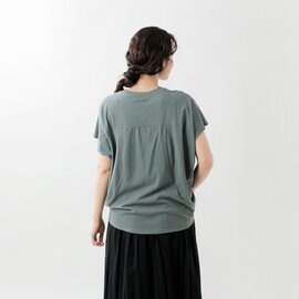 SI-HIRAI｜ヴィンテージ ツイスト コットン バタフライ Tシャツ chss23-4708-mt