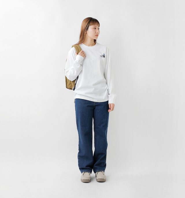 model mayuko：168cm / 55kg 
color : white / size : L