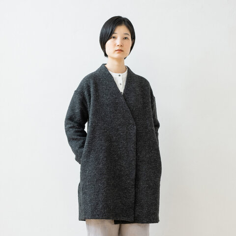 TUTIE.|ユーロプレミアムエアーパイルボトルネックダブルコート