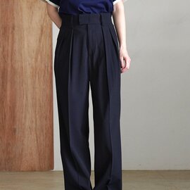 Shinzone|ジョゼ トラウザー サマーウールパンツ タックパンツ JOSE TROUSERS 25MMSPA05 シンゾーン