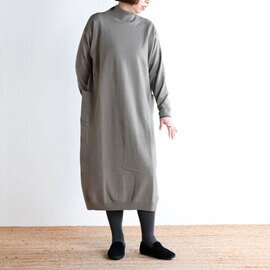evam eva|evam eva エヴァムエヴァ E253K203 ウールタートルネック ワンピース wool turtleneck one-piece