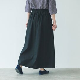 yuni｜強撚コットン　ドローストリングス スカート　1701SK010241