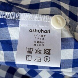 ashuhari｜バンドカラーAラインシャツ
