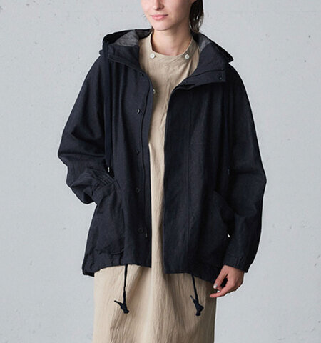 MidiUmi｜A line work hooded jacket