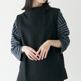 Commencement|ボトルネックベスト 重ね着 BOTTLENECK VEST C-244 コメンスメント