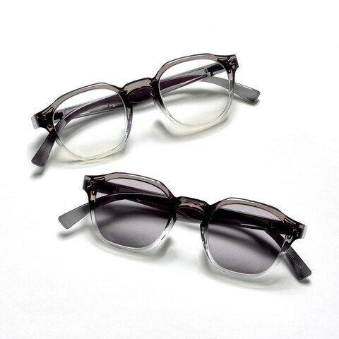 jugaadXX|Matira black fade サングラス 日本製 鯖江 かけ心地 ストレスフリー 軽量 機能性レンズ 調光レンズ 紫外線カット