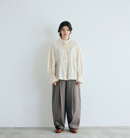 MAGALI|天日干しコットン ボウタイ ブラウス bl287